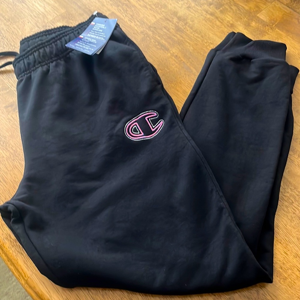 New Champion Powerblend Jogger Embroidered C Logo size XL